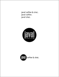 JAVA! JAVA! COFFEE & CHAT. JAVA! COFFEE. JAVA! CHAT. logo