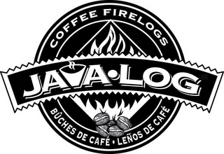 JAVA-LOG COFFEE FIRELOGS BUCHES DE CAFE LENOS DE CAFE logo