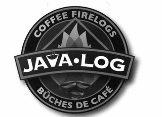 JAVA · LOG COFFEE FIRELOGS BÛCHES DE CAFÉ logo