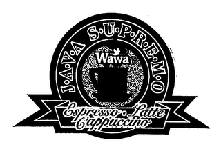 JAVA SUPREMO WAWA ESPRESSO LATTE CAPPUCCINO logo