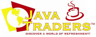 JAVA TRADERS DISCOVER A WORLD OF REFRESHMENT! logo