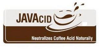 JAVACID NEUTRALIZES COFFEE ACID NATURALLY logo
