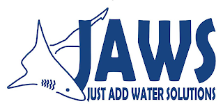 JAWS JUST ADD WATER SOLUTIONS logo