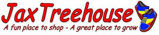 JAX TREEHOUSE A FUN PLACE TO SHOP - A GREAT PLACE TO GROW logo