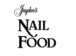 JAYDEE'S NAIL FOOD logo