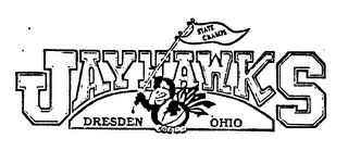 JAYHAWKS STATE CHAMPS DRESDEN OHIO logo