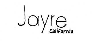 JAYRE CALIFORNIA logo