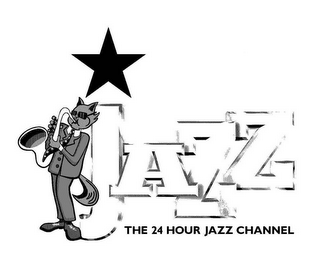 JAZZ THE 24 HOUR JAZZ CHANNEL logo
