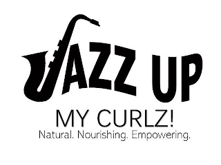 JAZZ UP MY CURLZ! NATURAL. NOURISHING. EMPOWERING. logo