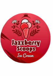 JAZZBERRY SCOOPS ICE CREAM logo