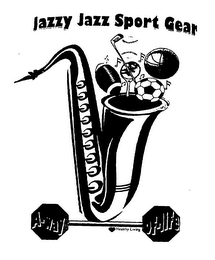 JAZZY JAZZ SPORT GEAR AWAY OF LIFE logo