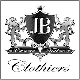 JB CUSTOM TAILORS CLOTHIERS logo