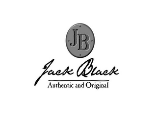 JB JACK BLACK AUTHENTIC AND ORIGINAL logo