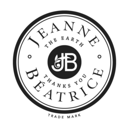 JB JEANNE BÉATRICE THE EARTH THANKS YOU TRADE MARK logo