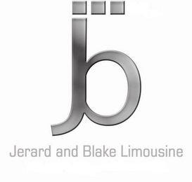 JB JERARD AND BLAKE LIMOUSINE logo