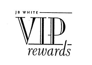 JB WHITE VIP REWARDS logo