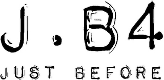 J.B4 JUST BEFORE logo