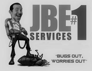JBESERVICES #1 "BUGS OUT, WORRIES OUT" logo