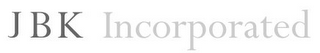 JBK INCORPORATED logo