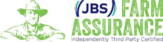 (JBS) FARM ASSURANCE INDEPENDENTLY THIRD PARTY CERTIFIED logo