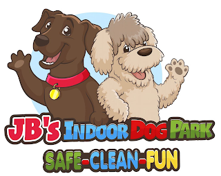 JB'S INDOOR DOG PARK SAFE CLEAN FUN logo