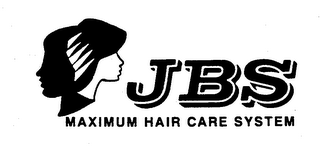 JBS MAXIMUM HAIR CARE SYSTEM logo