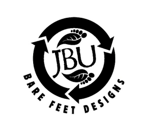 JBU BARE FEET DESIGNS logo