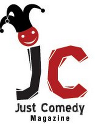 JC JUST COMEDY MAGAZINE logo