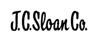 J.C. SLOAN CO. logo