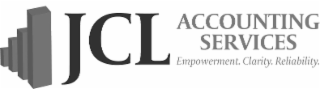 JCL ACCOUNTING SERVICES EMPOWERMENT. CLARITY. RELIABILITY. logo