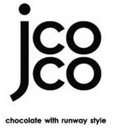 JCOCO CHOCOLATE WITH RUNWAY STYLE logo