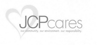 JCPCARES OUR COMMUNITY. OUR ENVIRONMENT. OUR RESPONSIBILITY. logo