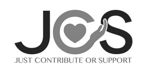 JCS JUST CONTRIBUTE OR SUPPORT logo