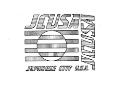 JCUSA JCUSA JAPANESE CITY U.S.A. logo
