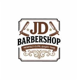 JD BARBERSHOP PERFECT CUTS, EVERY TIME. logo