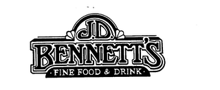 J.D. BENNETT'S FINE FOOD & DRINK logo