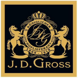 J.D. GROSS KÖNIGLICHER HOFLIEFERANT 1809 -1918 logo