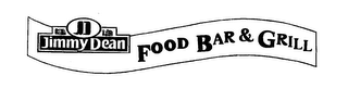 JD JIMMY DEAN FOOD BAR & GRILL logo