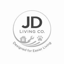 JD LIVING CO. DESIGNED FOR EASIER LIVING logo