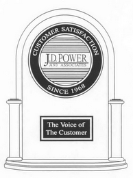 J.D. POWER AND ASSOCIATES CUSTOMER SATISFACTION SINCE 1968 THE VOICE OF THE CUSTOMER logo