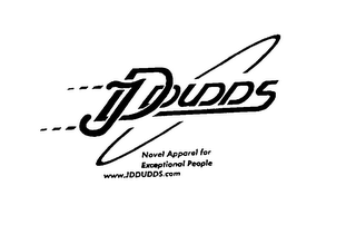 JDDUDDS NOVEL APPAREL FOR EXCEPTIONAL PEOPLE WWW.JDDUDDS.COM logo
