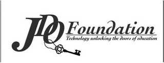 JDO FOUNDATION TECHNOLOGY UNLOCKING THE DOORS OF EDUCATION logo