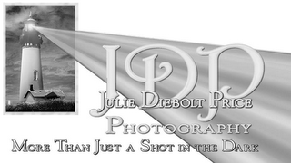 JDP JULIE DIEBOLT PRICE PHOTOGRAPHY MORE THAN JUST A SHOT IN THE DARK logo