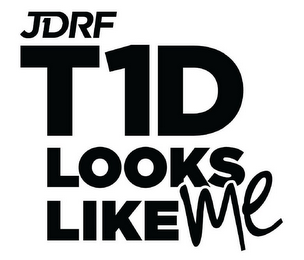 JDRF T1D LOOKS LIKE ME logo