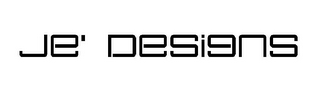 JE' DESIGNS logo