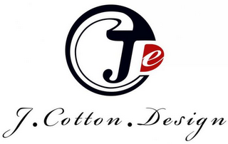 JE J. COTTON. DESIGN logo