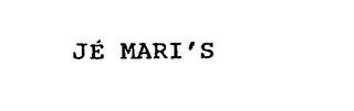 JE MARI'S logo
