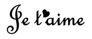 JE T AIME logo