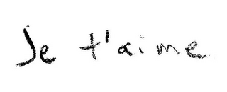 JE T'AIME logo
