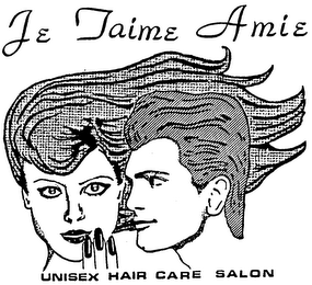 JE TAIME AMIE UNISEX HAIR CARE SALON logo